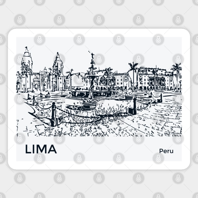Lima Peru Sticker by Lakeric